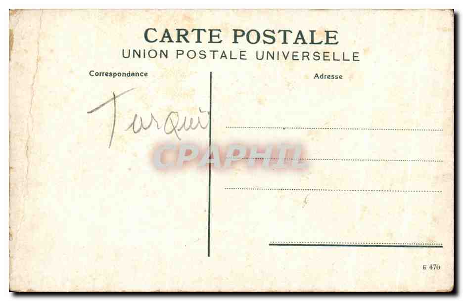 CPA Salut de Constantinople Mosquee St Sophie Turquie Turkey — Verso