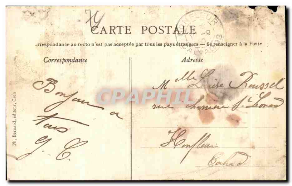CPA Meeting d Avlatien de la Baie de Seine Trouville Le Havr du 25 Aout au 6 September 1910 Aviation  — Rückseite