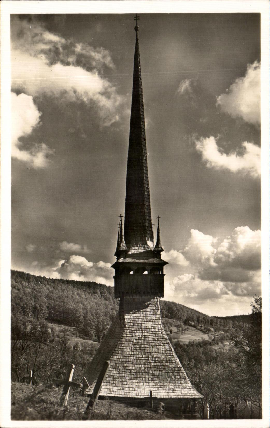 CPA Romania Eglise en bois de Transyivanie 