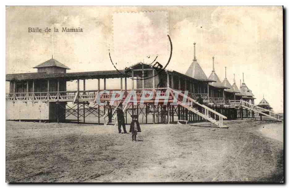 CPA Baile de la Mamaia Roumanie 