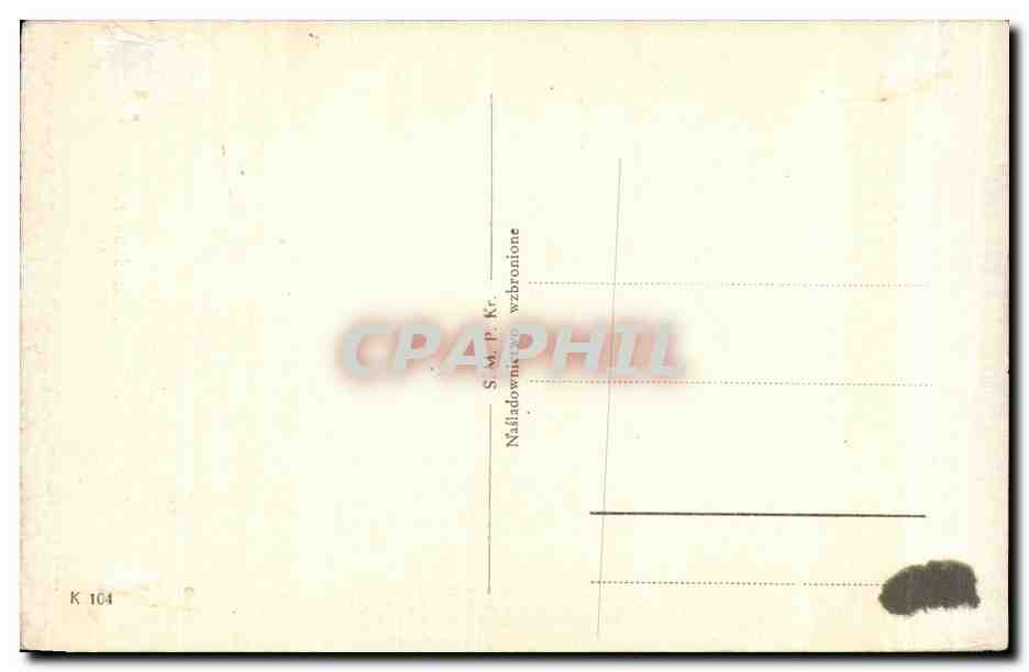 Kraków – Wawel. Baszta Sandomierska — éditeur inconnu, n° de série K 104 — Reverso