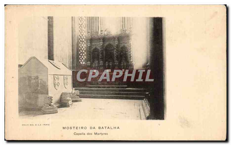 CPA Mosteiro Da Batalha Capella dos Martyres