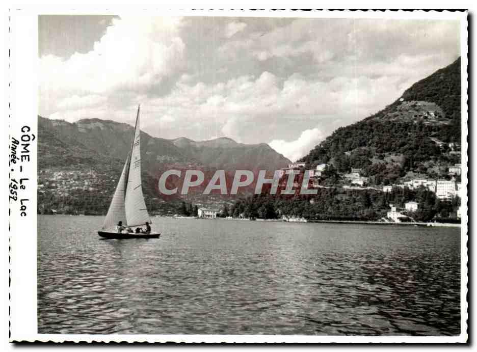 CPA Come Le Lac Annee 1957