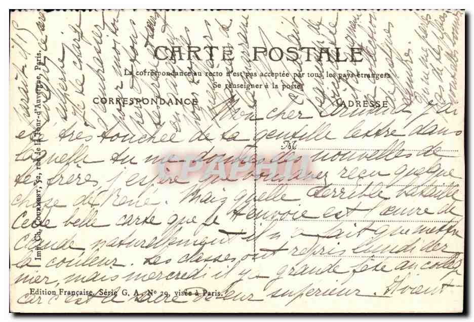 CPA En Italie Vivent Les Allies Italia Militaria  — Rückseite