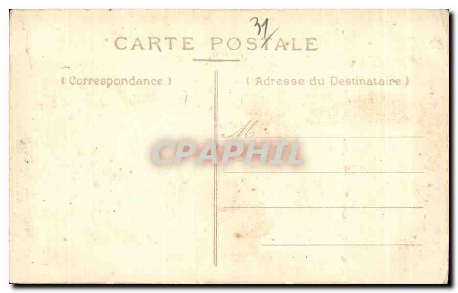 Toulouse — Pont de Pierre et Château d'Eau — Éditeur Cazes, Toulouse, n° 36 — Rückseite