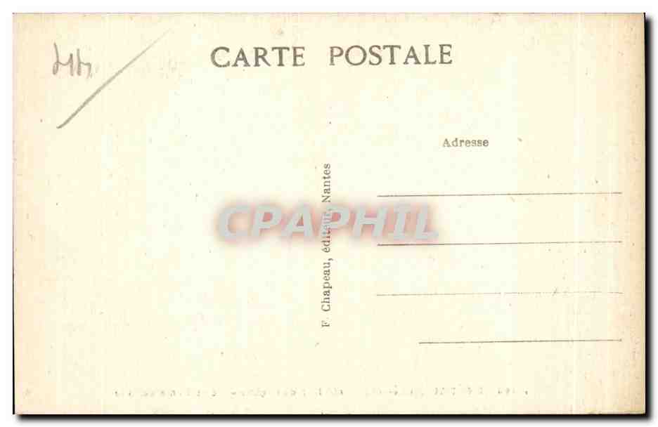 CPA Le Croisic Interieur de l Eglise Notre Dame de Pitie — Rückseite