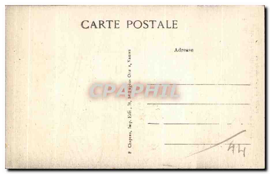 CPA Le Croisic Notre Dame de Pitie au Portall Nord de l Eglise — Rückseite
