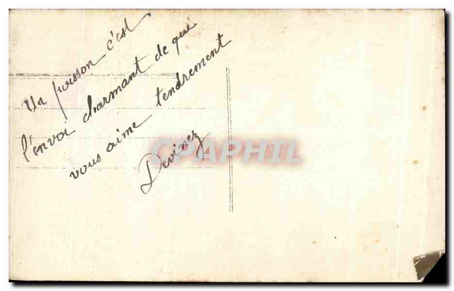 CPA 1er Avril Fantaisie Femme Paques Easter — Rückseite