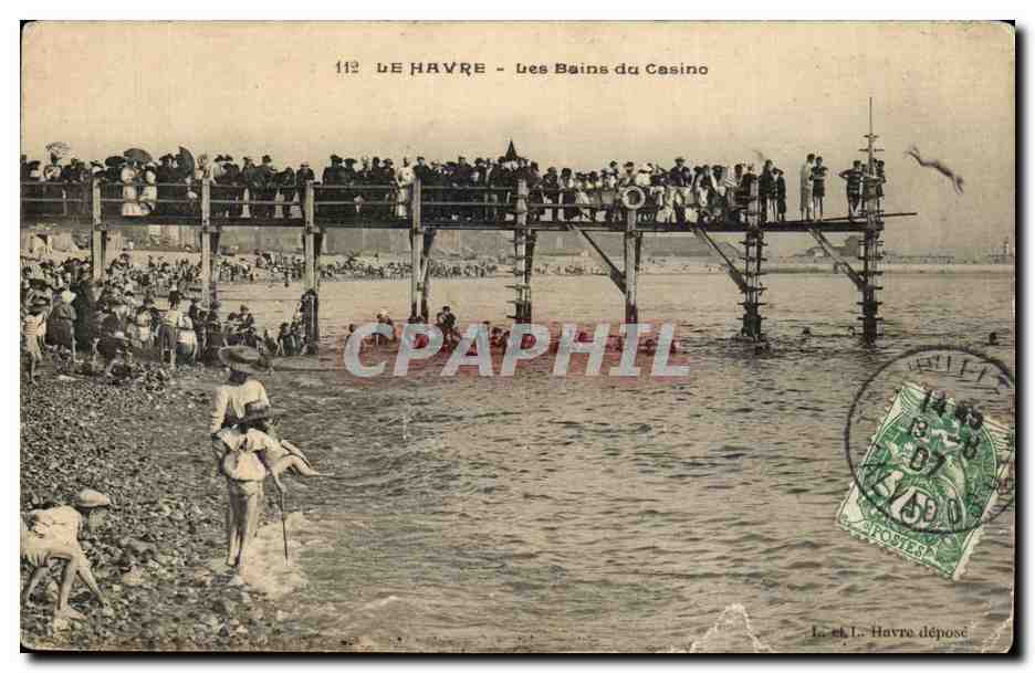 CPA Le Havre les Bains du Casino
