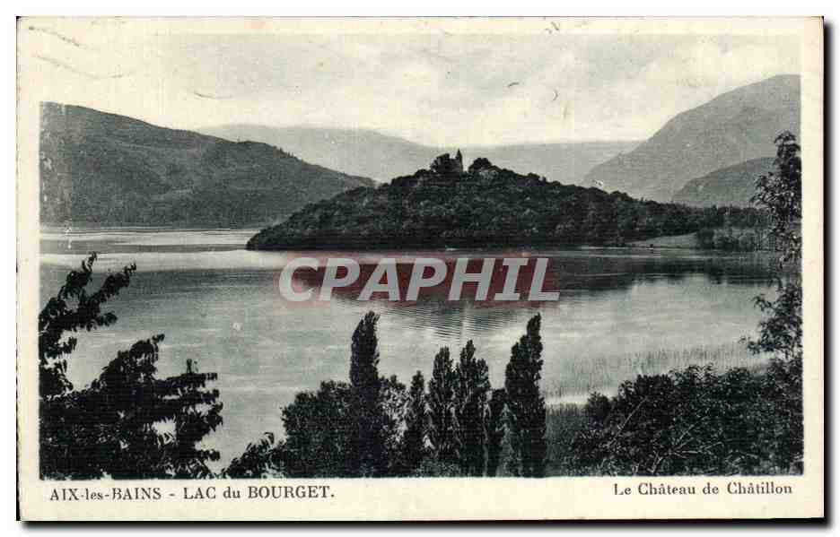 CPA Aix les Bains Lac du Bourget Le Chateau de Chatillon