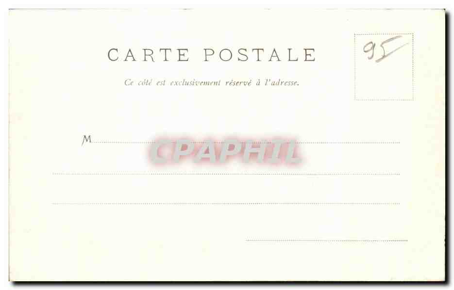 CPA Vetheuil Eglise Portail Sud — Back