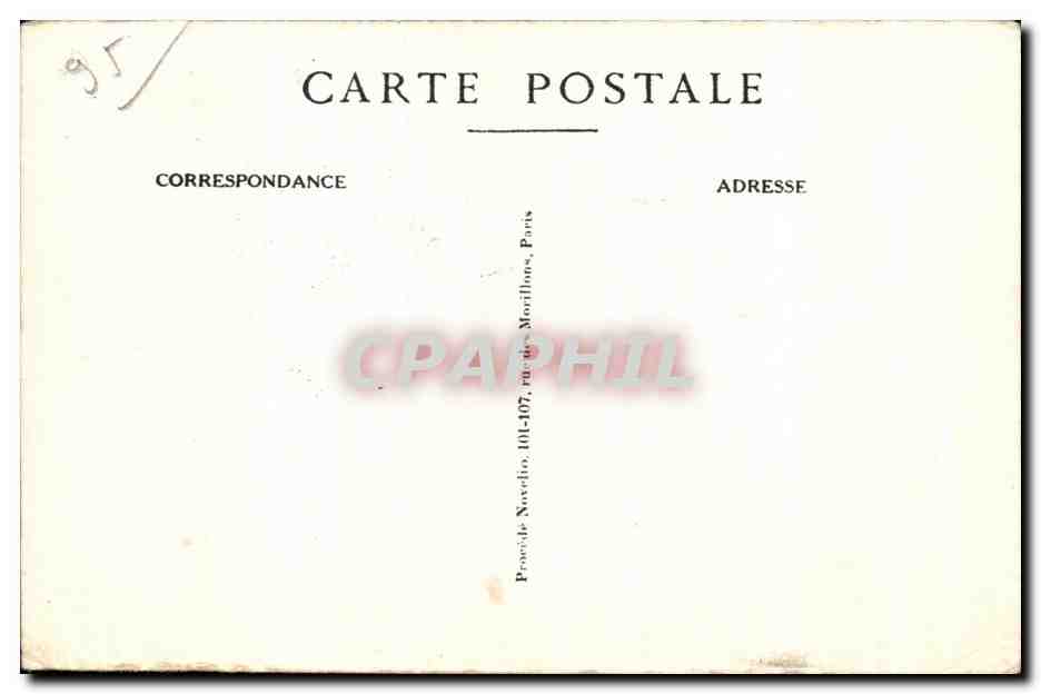 CPA Ile de France Chaumontel par luzarches  — Back