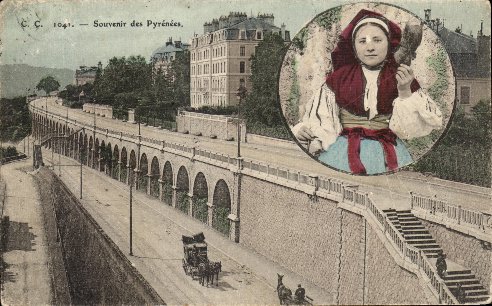 Pau — Souvenir des Pyrénées — C.C. 1041