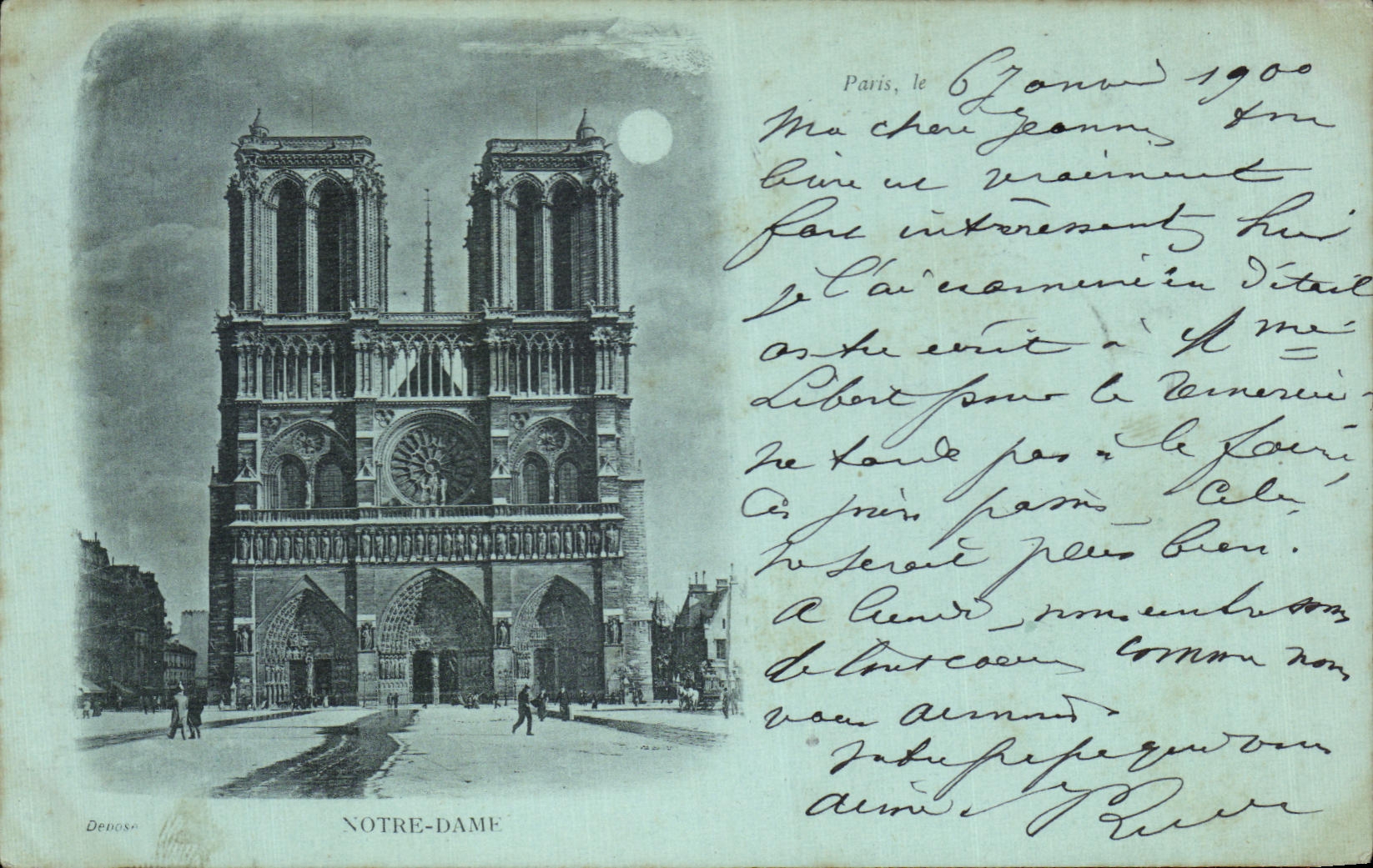 CPA Notre dame Paris 
