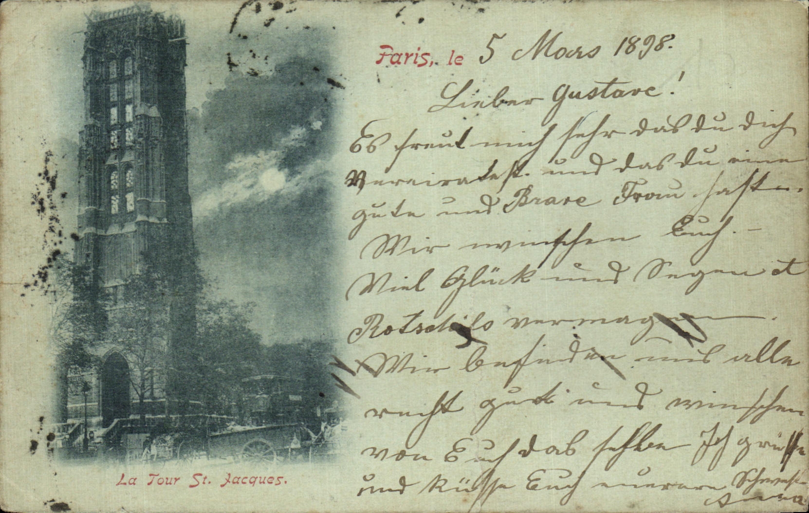CPA La Tour St Jacques Paris 