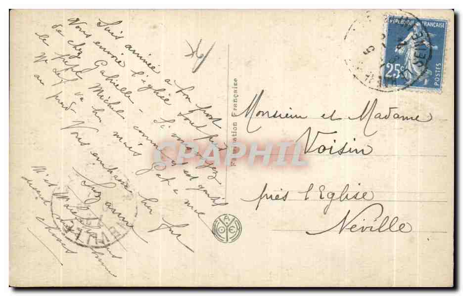 CPA Le Havre Ste Cecile Vue exterieure — Rückseite
