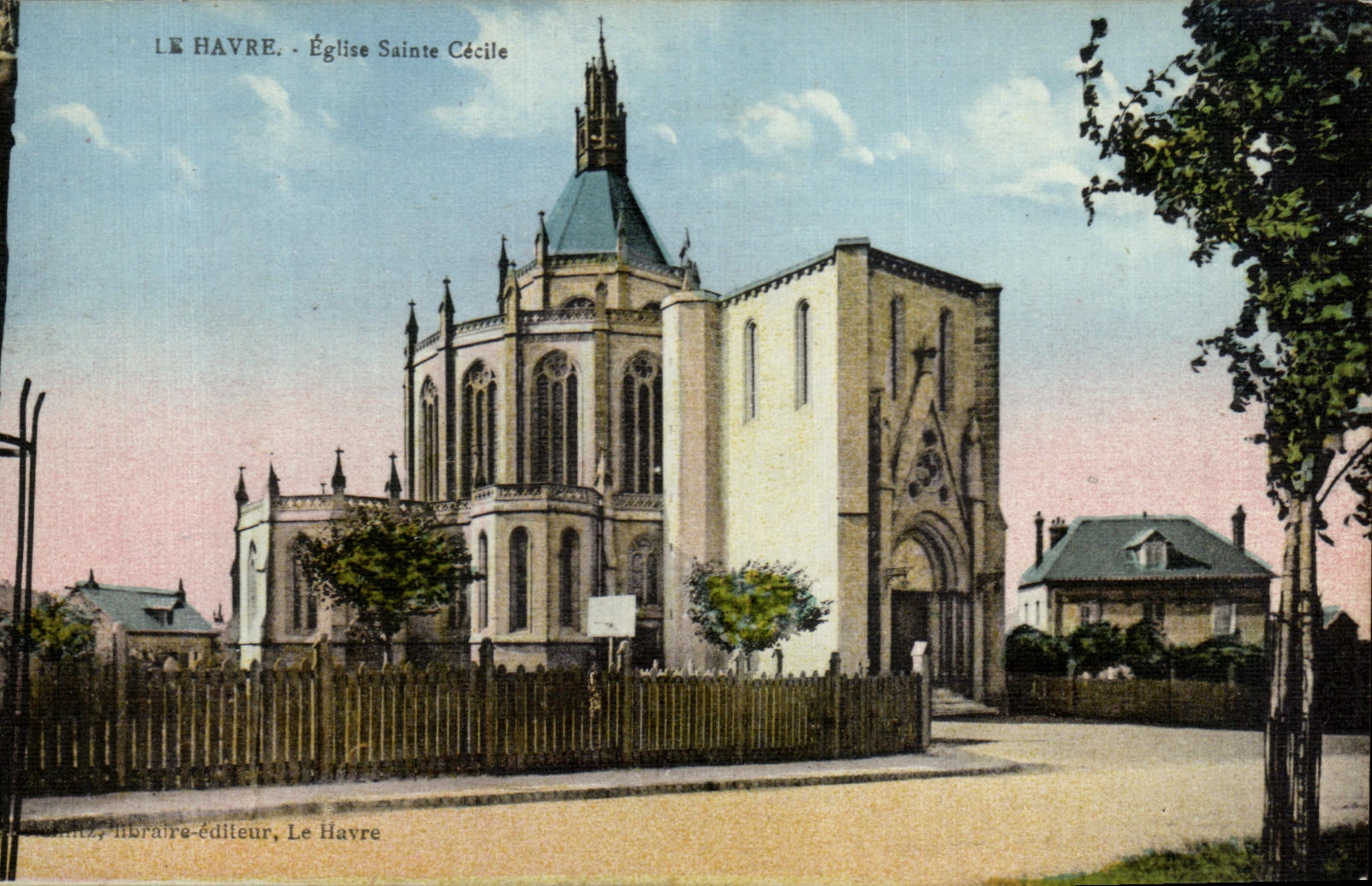 CPA Le Havre Eglise Sainte Cecile