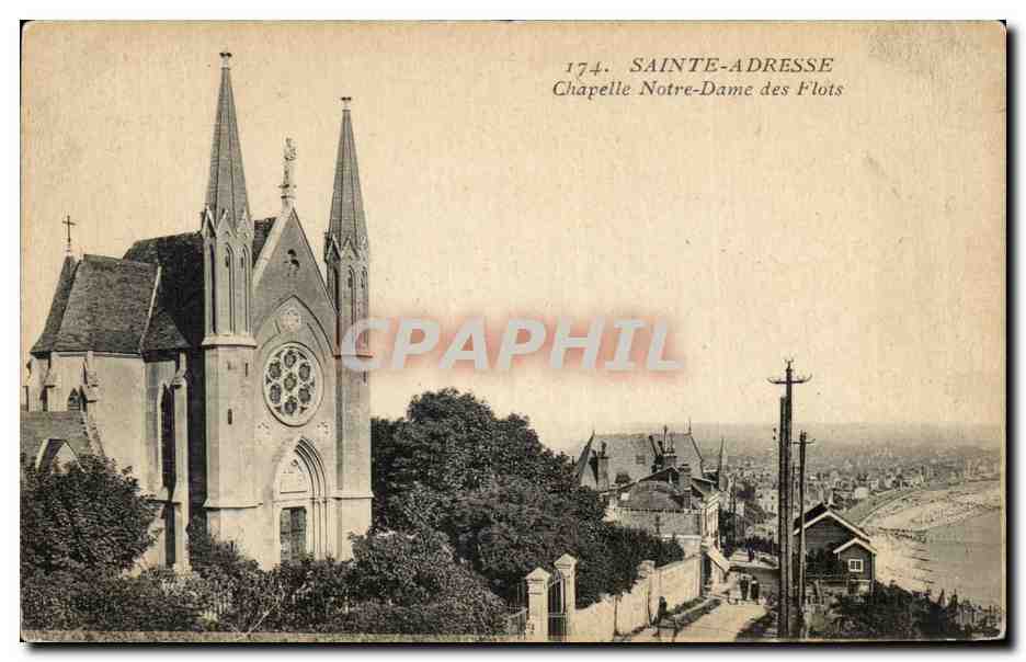 CPA Sainte Adresse Chapelle Notre Dame des Flots