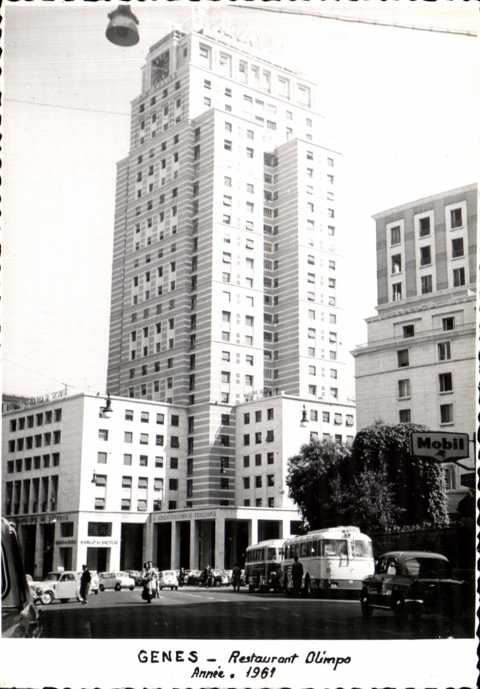 CPA Genes Restaurant Olimpo Annee 1961