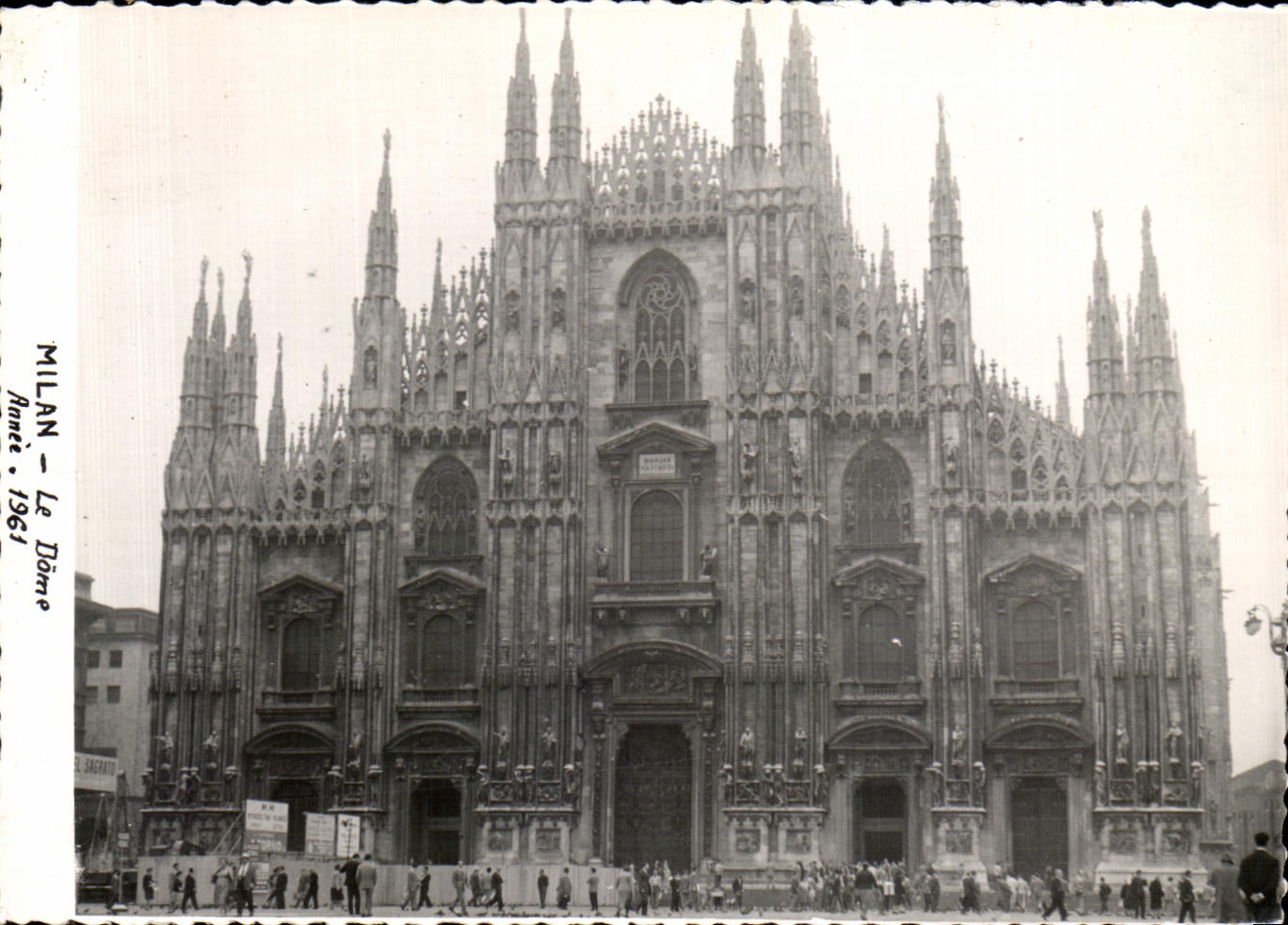 CPA Milan Le Dome annee 1961