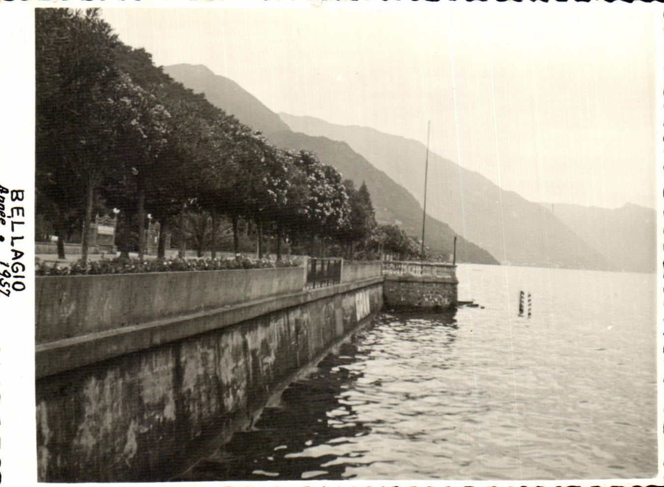 CPA Bellagio Annee 1957
