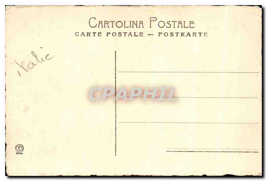 CPA Campagna Romana Vespero Roma Rome Moutons Sheep — Rückseite