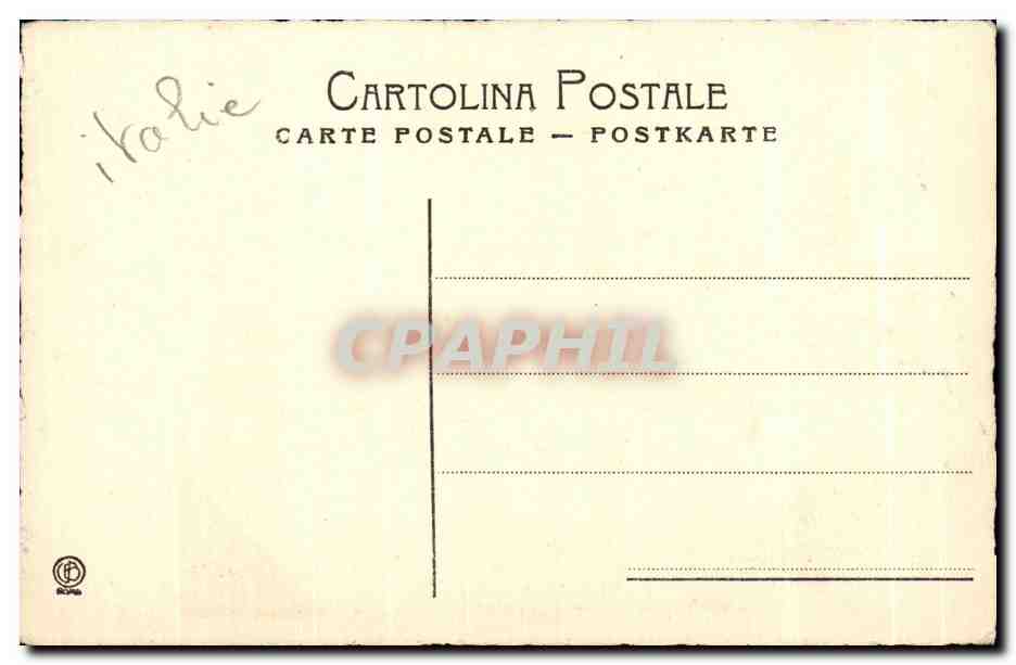 CPA Via Appia Nuova E Acquedotti Roma — Rückseite
