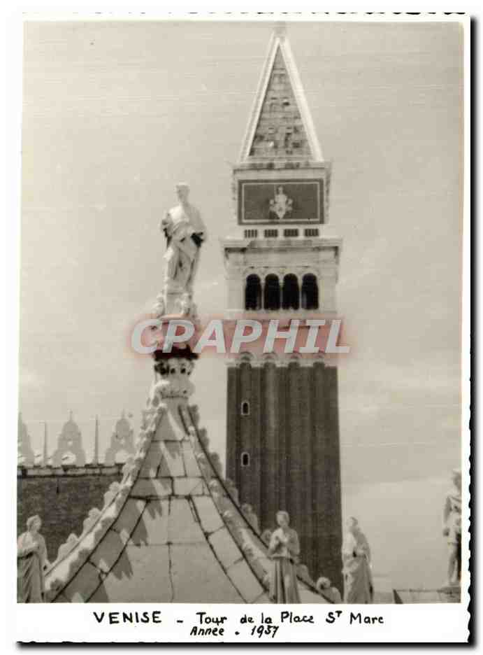 CPA Venise Toyr de la Place St Mare annee 1957