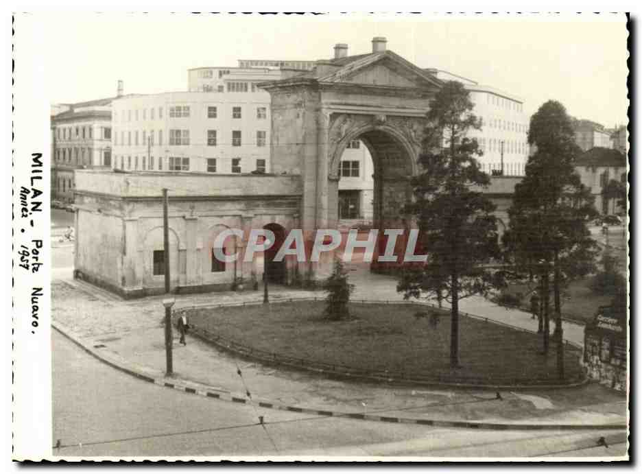 CPA Milan Porte Annee 1957