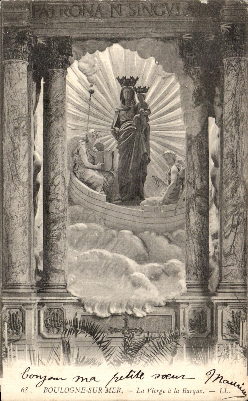 Boulogne-sur-Mer — La Virgen en la barca — LL. n° 68