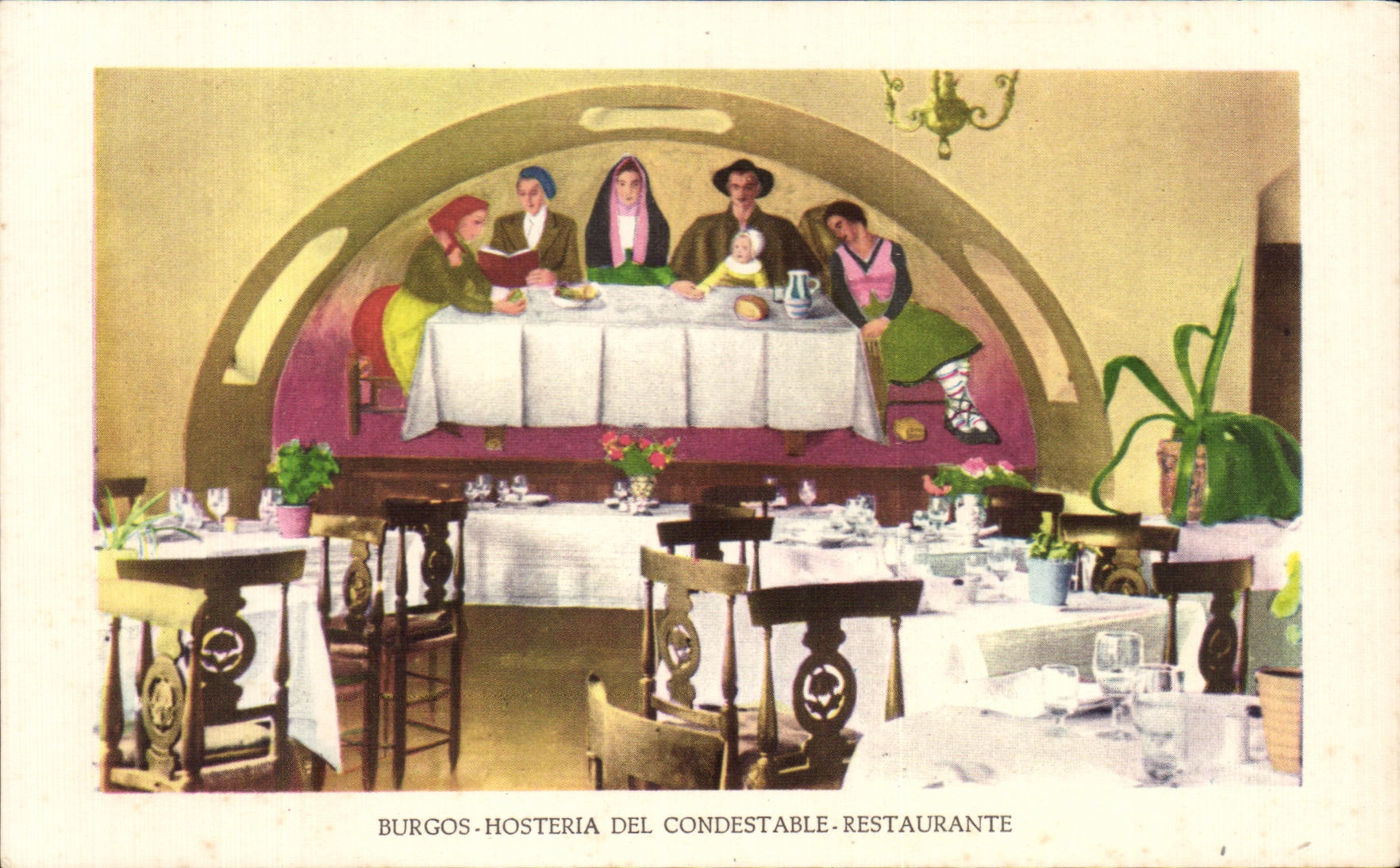 CPA Burgos Hosteria Del Condestable Restaurante Restaurant