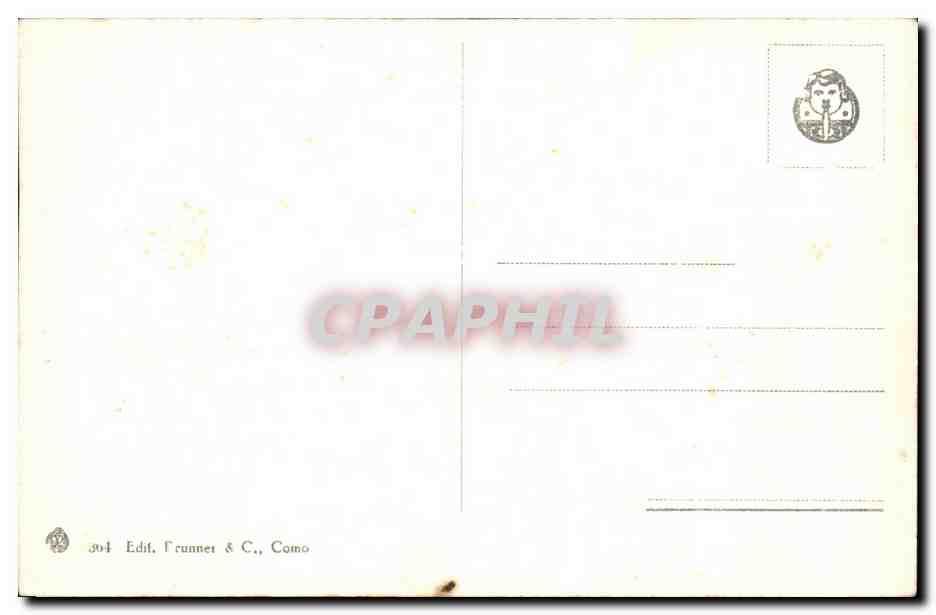 CPA Como St Abbondio — Verso