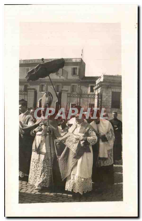 Photo Rome Roma 1929 italie italia L archeveque de Rome Cardinal Vom Rossum 