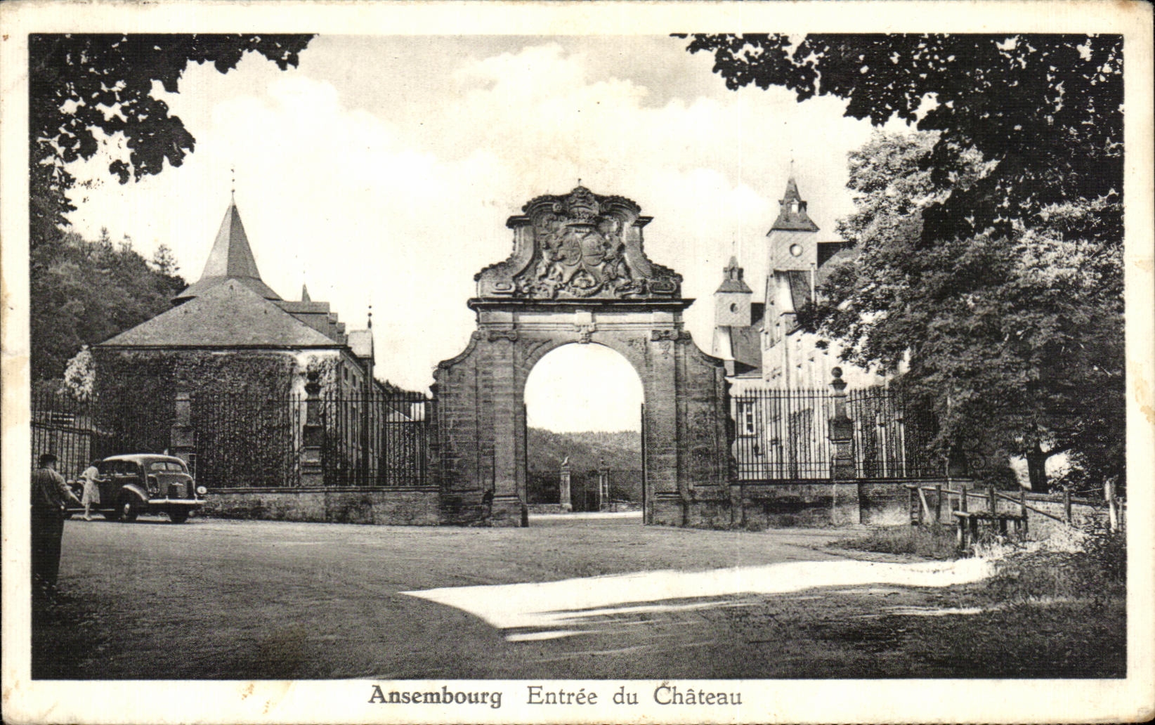CPA Ansembourg Entree du Chateau