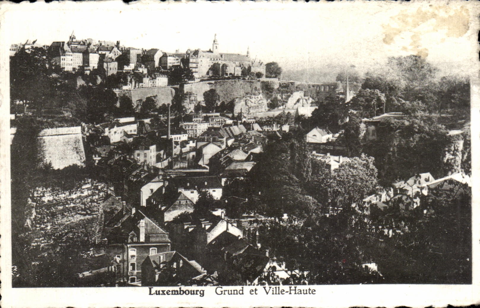 CPA Luxembourg Grund et Ville Haute
