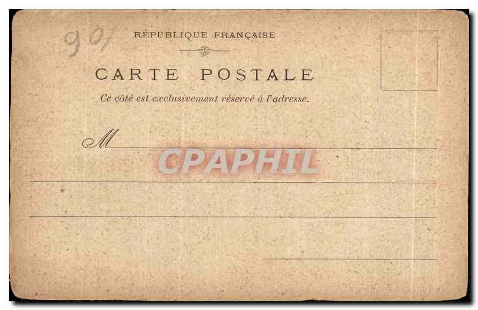CPA Belfort Souvenir de 1870 1871 Militaria  — Verso