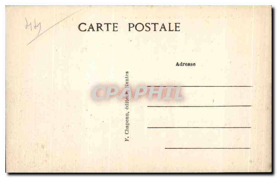 CPA Le Croisic Hopital Marin de Pen Bron — Rückseite