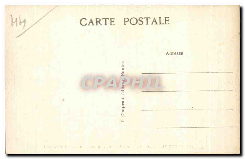 CPA Le Croisic Interleur de l Eglise Notre Dame de Plile — Rückseite
