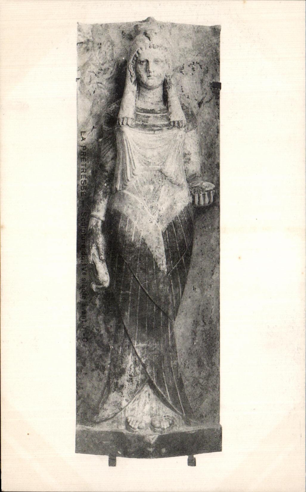 La Prièresse — Statue égyptienne — Éditeur non identifié