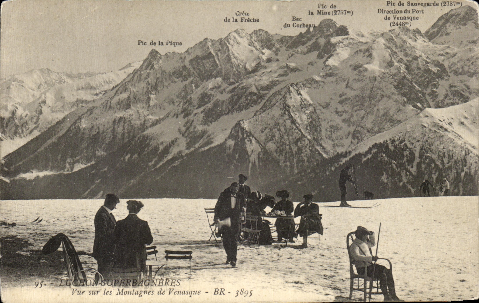 Vue sur les Montagnes de Venasque — Luchon Superbagnères — BR 3895