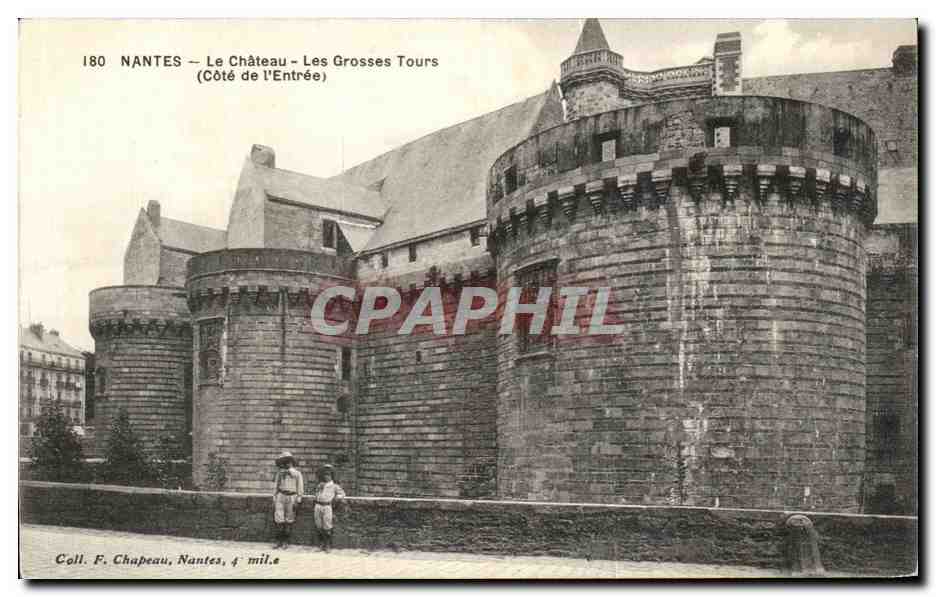 CPA Nantes Le Chateau Les Grosses Tours 