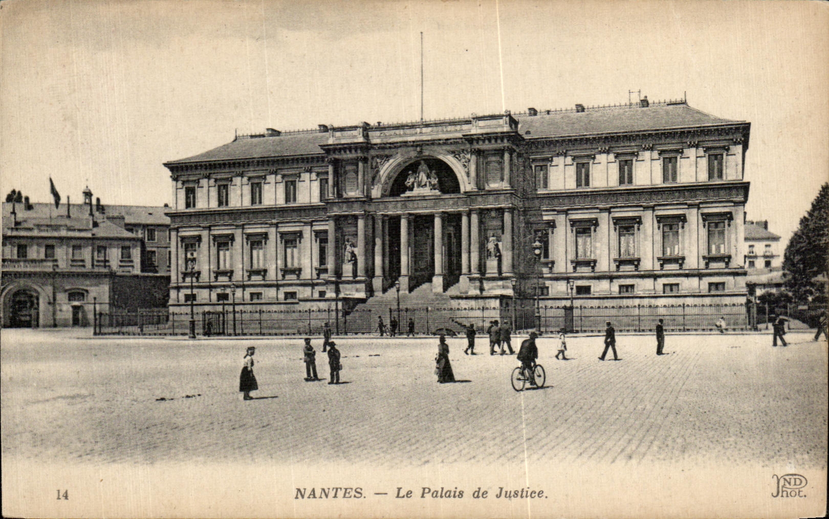 CPA Nantes Le Palais de Justice