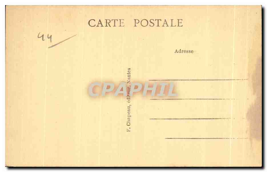CPA Nantes La Psallete logis de la fin du siecle dans tequel doit  — Verso