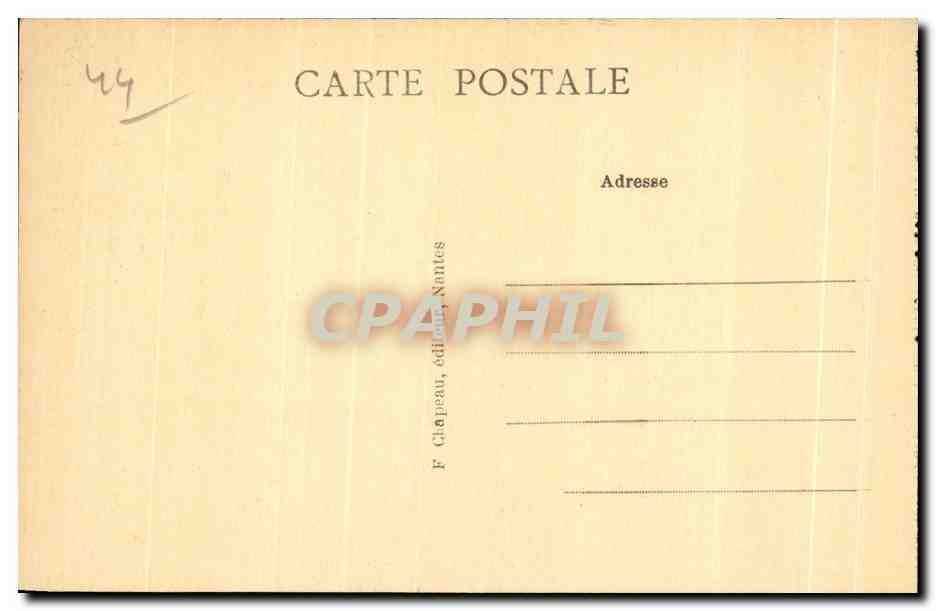 CPA Nantes La Cathedrale prise au Nord est — Verso