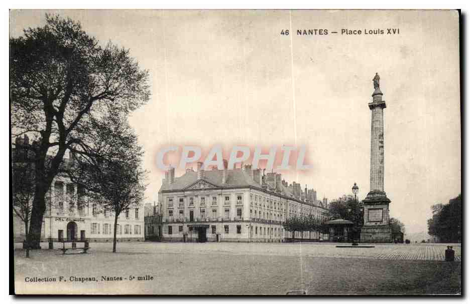 CPA Nantes Place Louis XVI