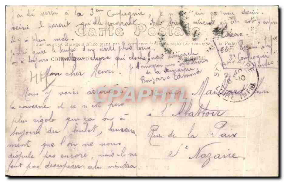 CPA Nantes Cour du Chateau le Puits et l entree du donjon  — Rückseite