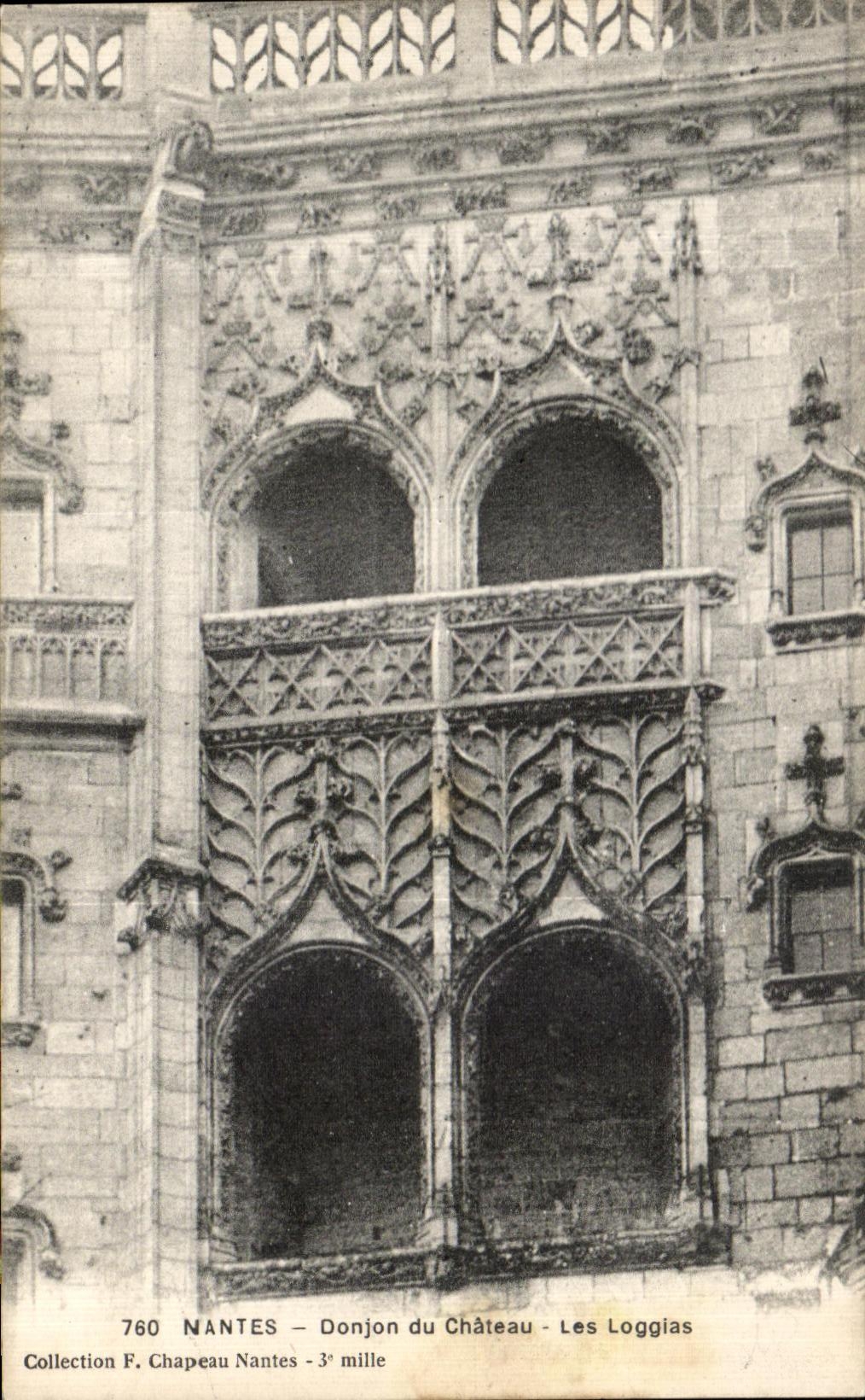 CPA Nantes Donjon du Chateau Les Loggias 