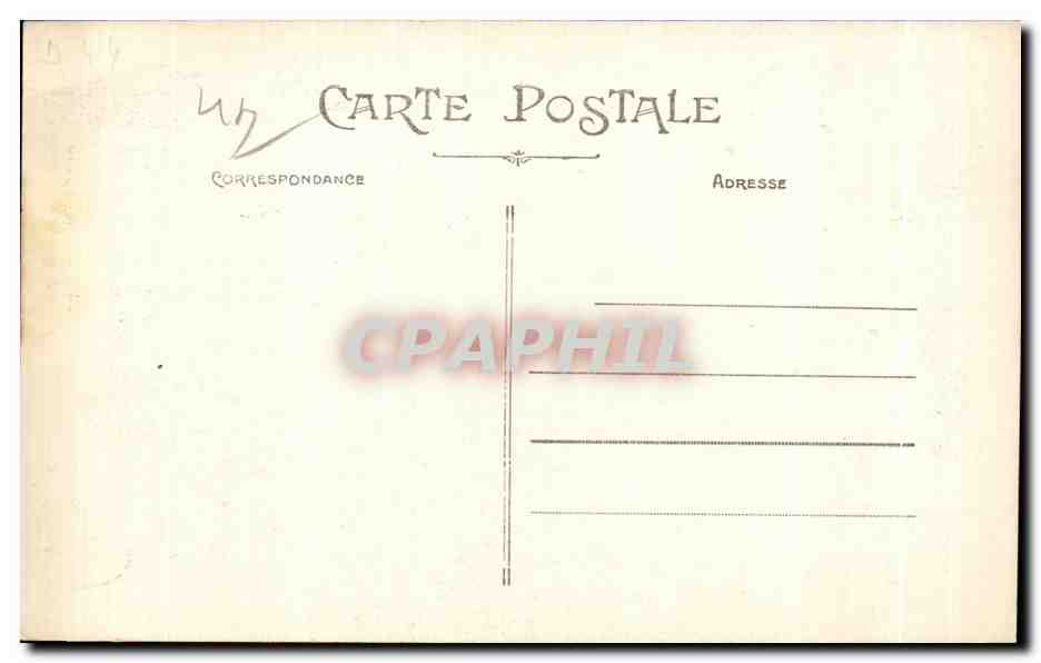 CPA Nantes Donjon du Chateau Les Loggias  — Rückseite