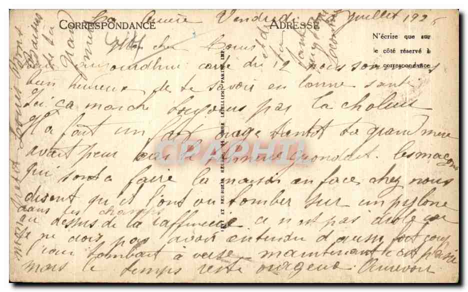 CPA Nantes Le Chateau Les Trois Tours — Verso