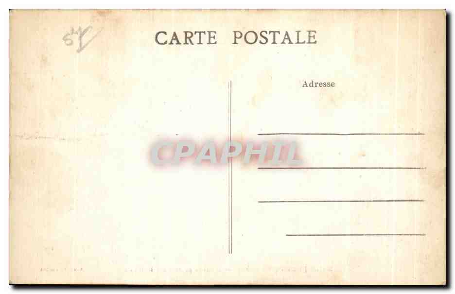 CPA Saint Junien L Arbre penche sur la Glane — Back